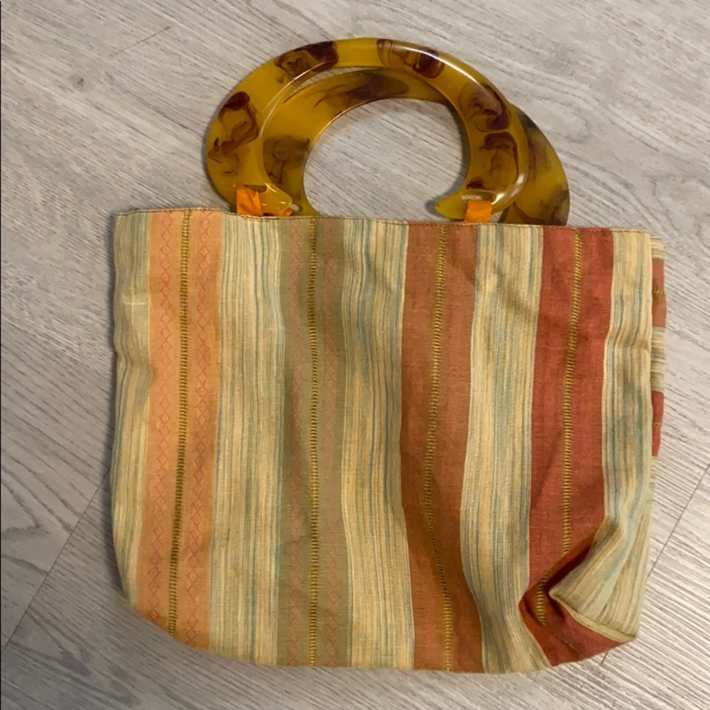 Vintage Fabric Handbag - Picture 3 of 4